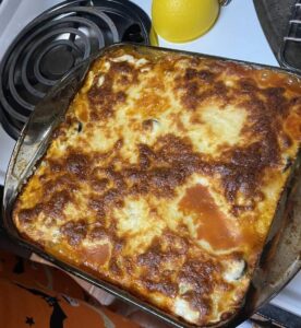 Mexican lasagna taco