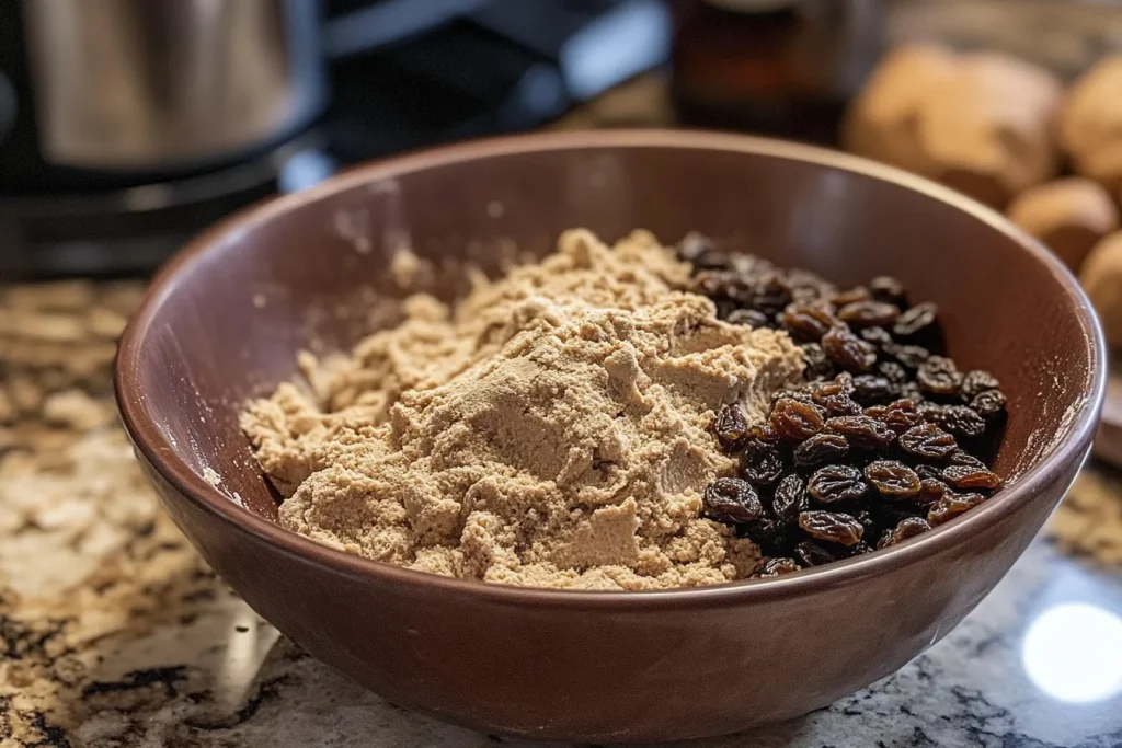 ingerdients ofGAPS raisin muffins recipe