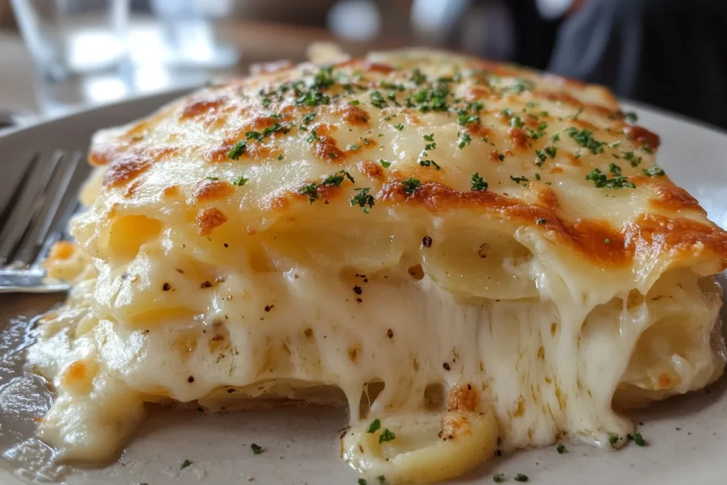 delicious scalloped potatoes recipe with cheese powder