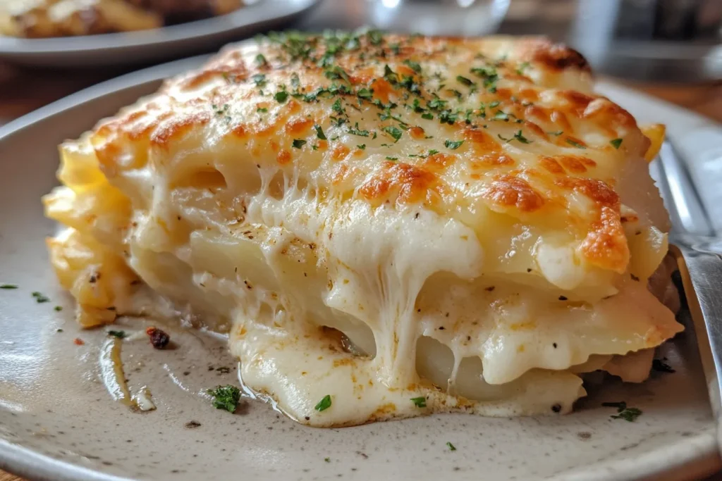 delicious scalloped potatoes recipe with cheese powder
