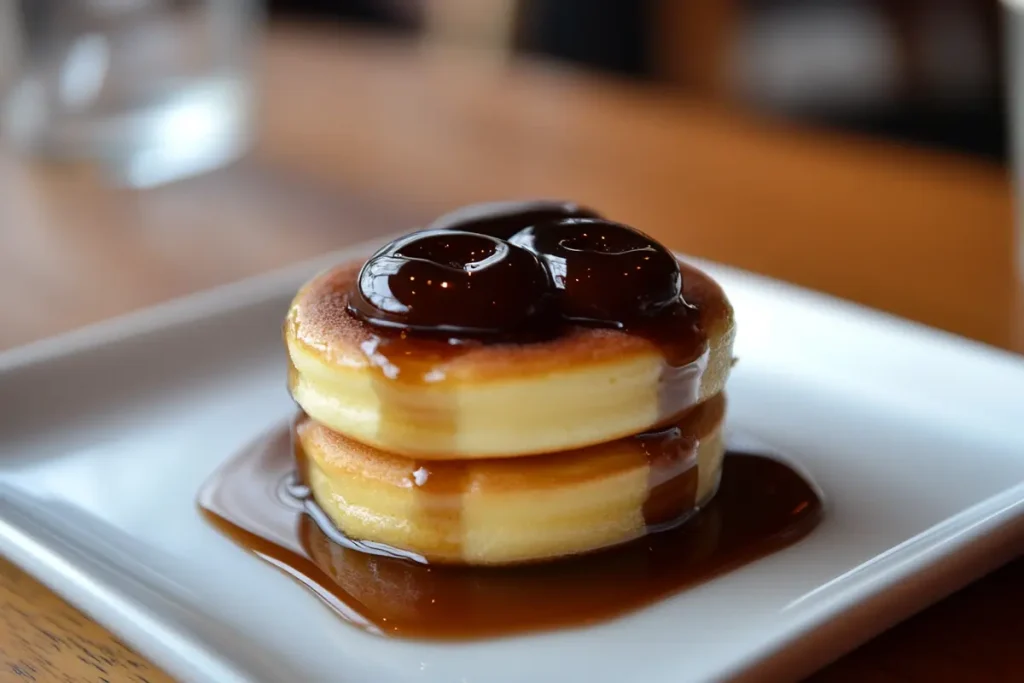 How do you keep mini pancakes warm for a party - A group of delicious-looking warm mini pancakes.