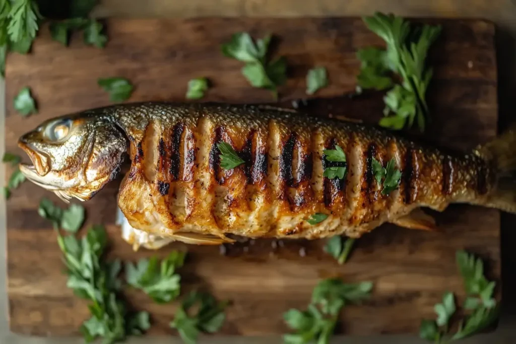 Dive into deliciousness with this perfectly grilled fish!