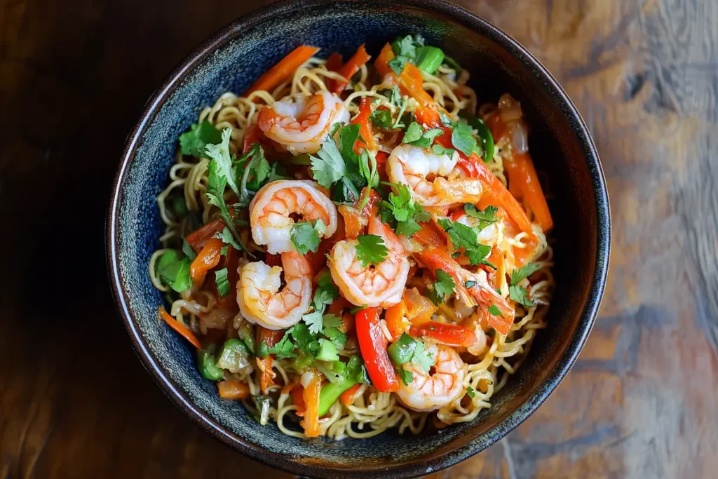 Tasty shrimp ramen noodle recipes ready to eat